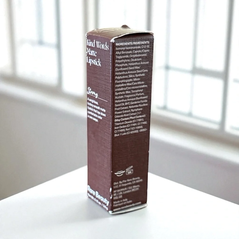💎 Rare Beauty Kind Words Matte Lipstick in Color Strong Full-Size New In Box